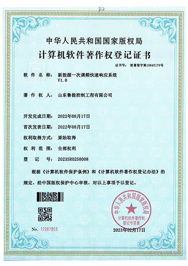 Software Copyright Registration Certificate