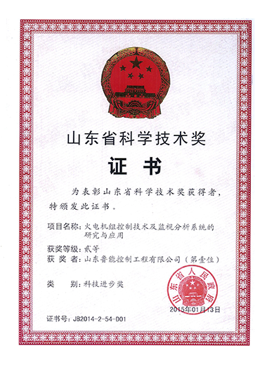 Shandong Provincial Science and Technology Award